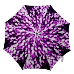 Bokeh Background In Purple Color Hook Handle Umbrellas (small) by Amaryn4rt