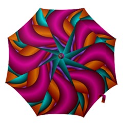 Fractal Wallpaper Color Pipes Hook Handle Umbrellas (large) by Amaryn4rt
