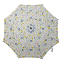 Vintage Spring Flower Pattern  Hook Handle Umbrellas (medium) by TastefulDesigns