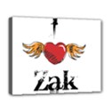 I HEART ZAK Deluxe Canvas 20  x 16   View1
