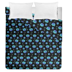 Floral Pattern Duvet Cover Double Side (queen Size) by Valentinaart