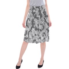 Camouflage Patterns  Midi Beach Skirt by Simbadda