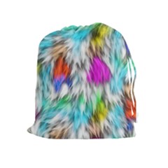 Fur Fabric Drawstring Pouches (extra Large) by Simbadda