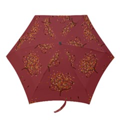 Beautiful Tree Background Pattern Mini Folding Umbrellas by Simbadda