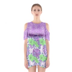 Violet Hawaii Cutout Shoulder One Piece by CoolDesigns