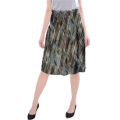 Abstract Chinese Background Created From Building Kaleidoscope Midi Beach Skirt by Simbadda