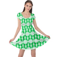 Sign Green A Cap Sleeve Dresses by Mariart