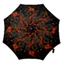 Fractal Wallpaper With Dancing Planets On Black Background Hook Handle Umbrellas (Small) View1