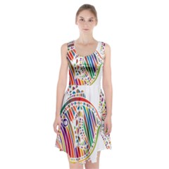 Colorful Fish Animals Rainbow Racerback Midi Dress by Mariart