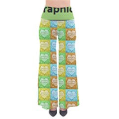 Colorful Happy Easter Theme Pattern Pants by dflcprintsclothing