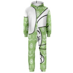 Easter Bunny  Hooded Jumpsuit (men)  by Valentinaart
