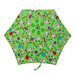Easter Lamb Mini Folding Umbrellas by Valentinaart