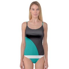 Turquoise Line Camisole Leotard  by mugebasakart
