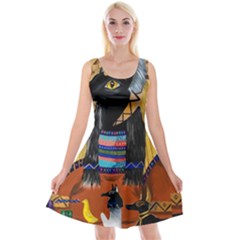 Anubis Reversible Velvet Sleeveless Dress by dawnsiegler