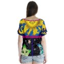 Celestial Skies Flutter Sleeve Top View2