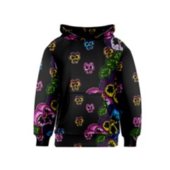 Floral Rhapsody Pt 1 Kids  Pullover Hoodie by dawnsiegler