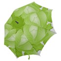 Cabbage Leaf Vegetable Green Hook Handle Umbrellas (Medium) View2