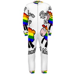 Rainbow Sheep Onepiece Jumpsuit (men)  by Valentinaart