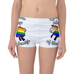 Rainbow Sheep Boyleg Bikini Bottoms by Valentinaart
