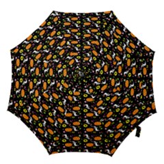 Ghost Pumkin Craft Halloween Hearts Hook Handle Umbrellas (medium) by Mariart