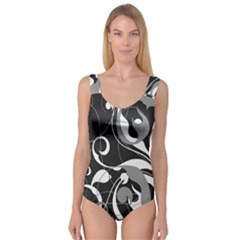 Floral Pattern Princess Tank Leotard  by Valentinaart