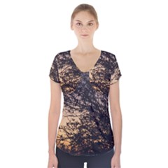 Arizona Sunset Short Sleeve Front Detail Top by JellyMooseBear