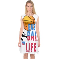 Basketball Is My Life Capsleeve Midi Dress by Valentinaart