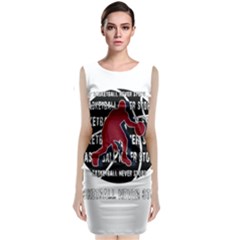 Basketball Never Stops Sleeveless Velvet Midi Dress by Valentinaart