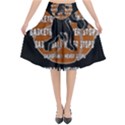 Basketball never stops Flared Midi Skirt View1