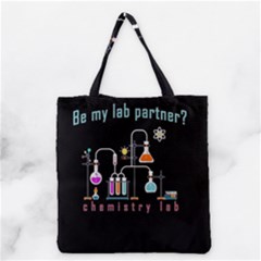 Chemistry Lab Grocery Tote Bag by Valentinaart