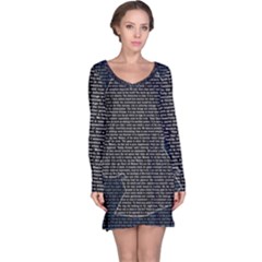 Sherlock Quotes Long Sleeve Nightdress by Mariart