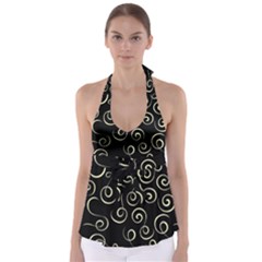 Pattern Babydoll Tankini Top by ValentinaDesign