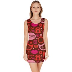 Xoxo! Sleeveless Bodycon Dress by Nexatart