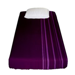 Lines Fitted Sheet (single Size) by ValentinaDesign