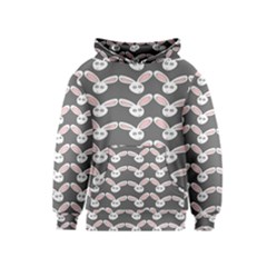 Tagged Bunny Illustrator Rabbit Animals Face Kids  Pullover Hoodie by Mariart