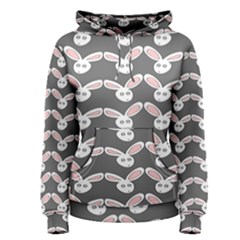 Tagged Bunny Illustrator Rabbit Animals Face Women s Pullover Hoodie by Mariart