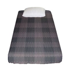 Plaid Pattern Fitted Sheet (single Size) by ValentinaDesign