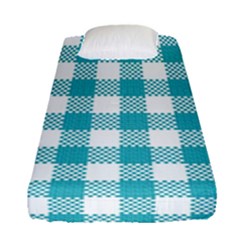Plaid Pattern Fitted Sheet (single Size) by ValentinaDesign