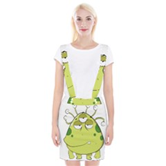 The Most Ugly Alien Ever Braces Suspender Skirt by Catifornia