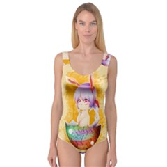 Easter Bunny Furry Princess Tank Leotard  by Catifornia