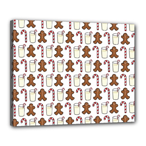 Christmas Trio Pattern Canvas 20  X 16  by Nexatart