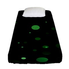Decorative Dots Pattern Fitted Sheet (single Size) by ValentinaDesign