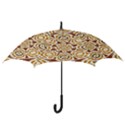 Brown And Tan Abstract Hook Handle Umbrellas (Small) View3