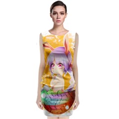 Easter Bunny Girl Classic Sleeveless Midi Dress by Catifornia