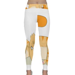 Even Cat Hates Monday Classic Yoga Leggings by Catifornia