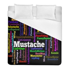 Mustache Duvet Cover (full/ Double Size) by Mariart