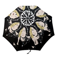 Sid And Nancy Folding Umbrellas by Valentinaart