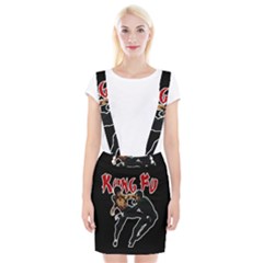 Kung Fu  Braces Suspender Skirt by Valentinaart