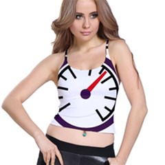 Maker Measurer Hours Time Speedometer Spaghetti Strap Bra Top by Mariart