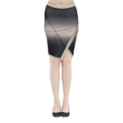 Decorative Pattern Midi Wrap Pencil Skirt by ValentinaDesign